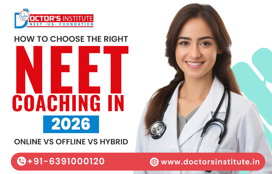How to Choose Right NEET Coaching in 2026 - Online vs Offline vs Hybrid– Doctor’s Institute