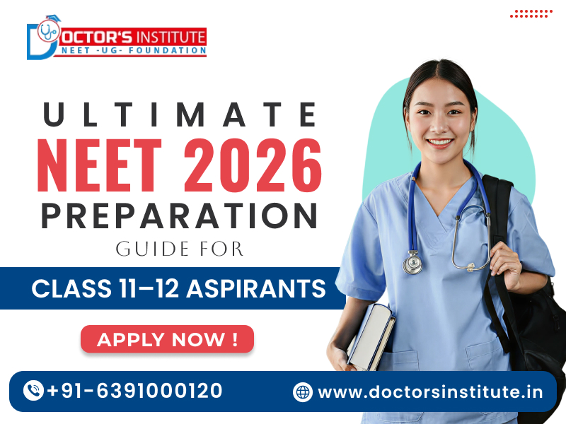 Ultimate NEET 2026 Preparation Guide- Complete Roadmap for Class 11–12 aspirants | Doctor’s Institute